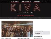 Tablet Screenshot of kivalounge.com